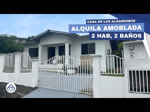Alquila Casa Amoblada de 2 recámaras en Los Algarrobos. Dolega, Chiriquí. 6981.5000