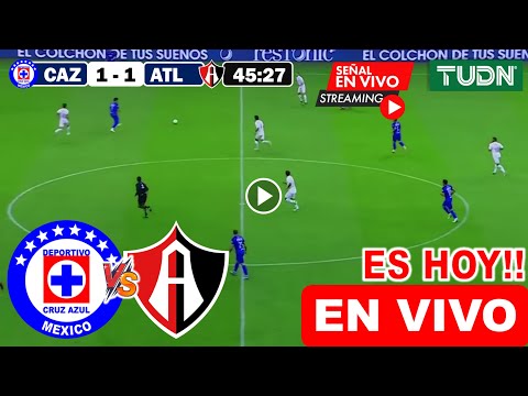Cruz Azul vs. Atlas en vivo, donde ver, a que hora juega Cruz Azul vs. Atlas Liga MX 2024 PENULTIMO