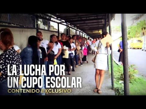 Contenido Exclusivo: La Lucha por un Cupo Escolar