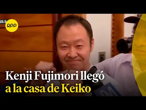 Kenji Fujimori llegó a la casa de su hermana Keiko