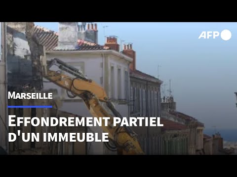 Marseille: sept blessés légers après l'effondrement partiel d'un immeuble | AFP