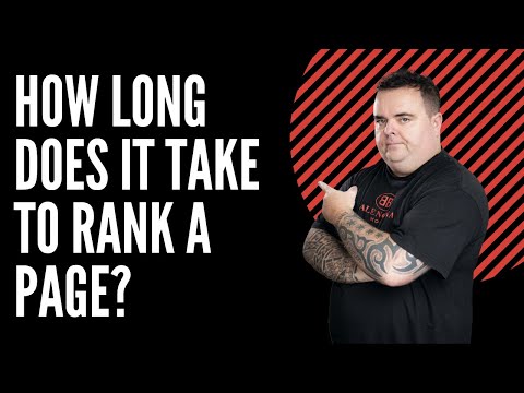 How Long Does It Take To Rank a Page? #shorts