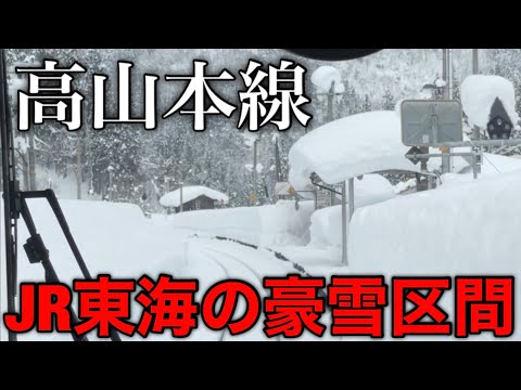 【特急運休】大雪でも懸命に走る普通列車が凄かった