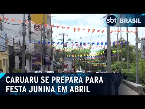 Festa junina começa em Caruaru | SBT Brasil (20/04/24)