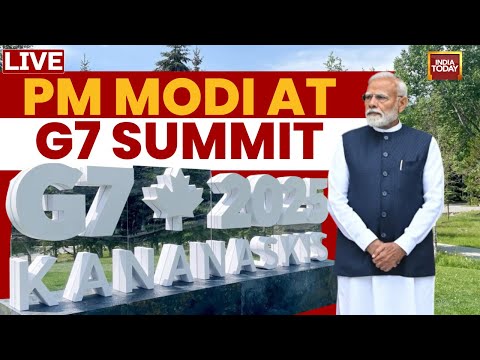 PM Modi at G7 Summit in Canada LIVE | PM Modi's G7 Summit Canada Visit LIVE Coverage | G7 Summit