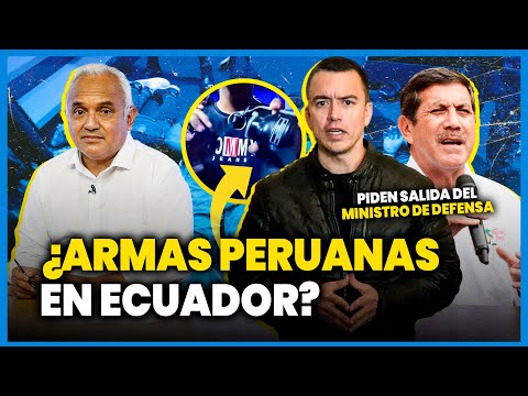 ¿Armas de delincuentes en ECUADOR vienen de PERÚ? Esto dice el ministro de Defensa #ValganVerdades