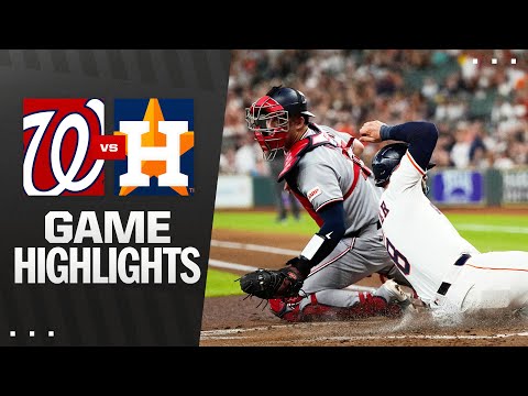 Nationals vs. Astros Game Highlights (7/29/25) | MLB Highlights