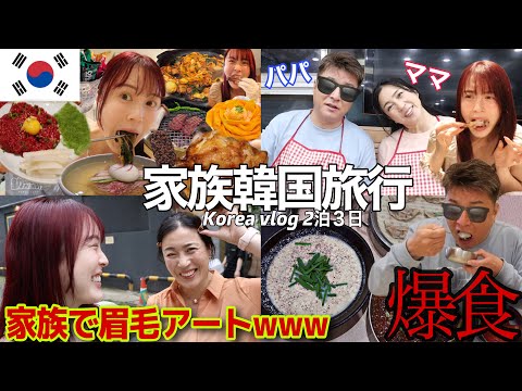 【みそ家in韓国🇰🇷】家族で遊びまくる韓国旅行が過去一楽しすぎてパパもはっちゃけ過ぎの2泊3日wwww