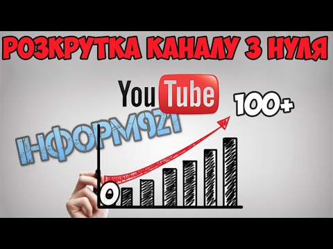Як розкрутити канал на YouTube з нуля 2017 | ІНФОРМ921