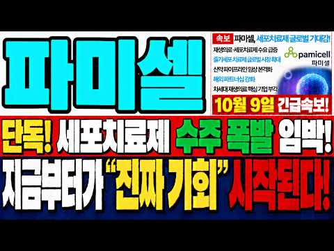 [<strong>파미셀</strong> 주가전망] 바이오주들이 정신없이 흔들리는 지금, 파미셀은 무엇으로 평가받아야 할까요?