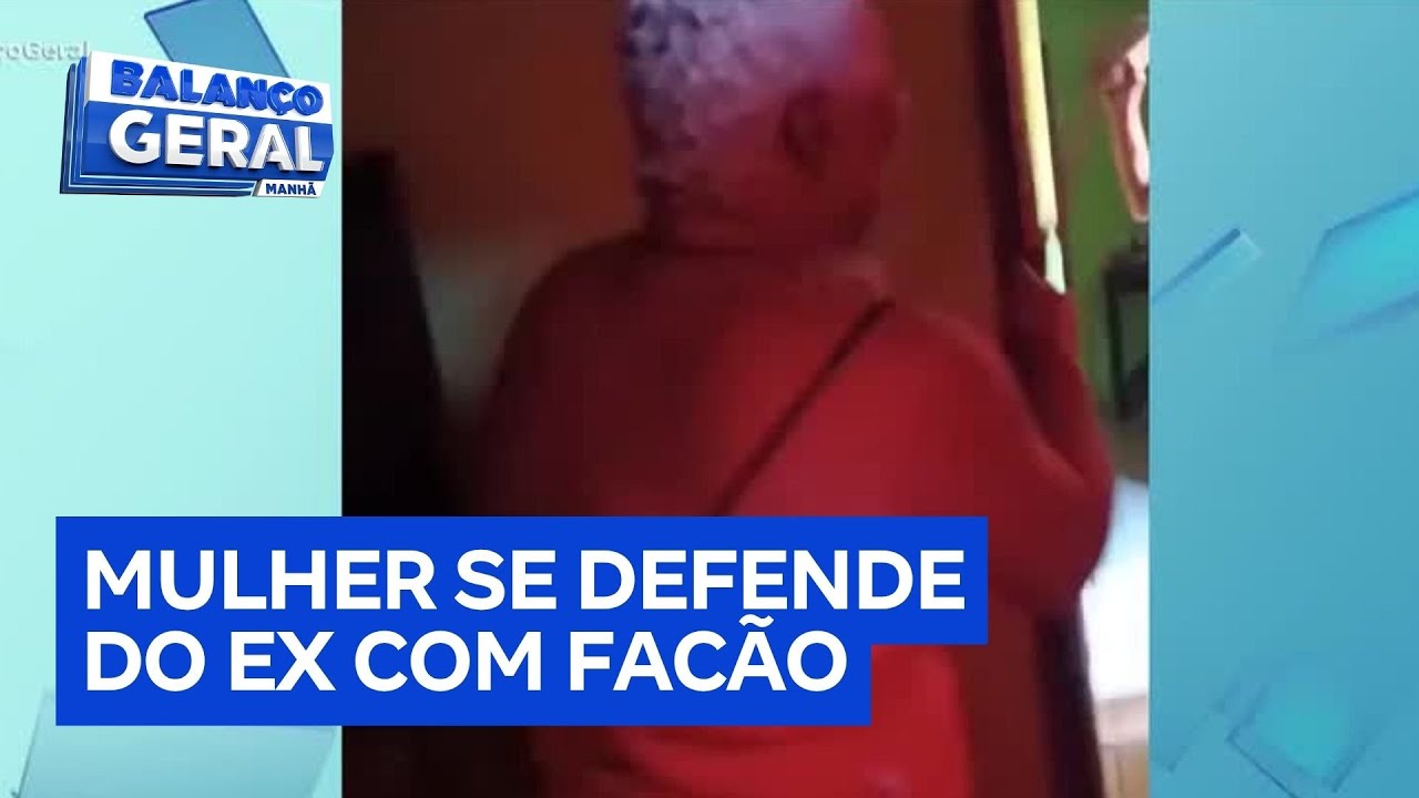 Mulher se defende com facão após ter casa invadida pelo ex-companheiro