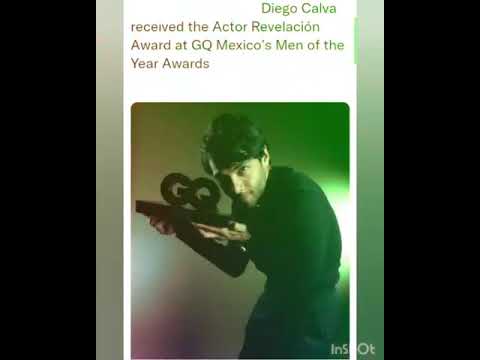 s15 Diego Calva received the Actor Revelación Award at GQ Mexico’s Men of the Year Awards