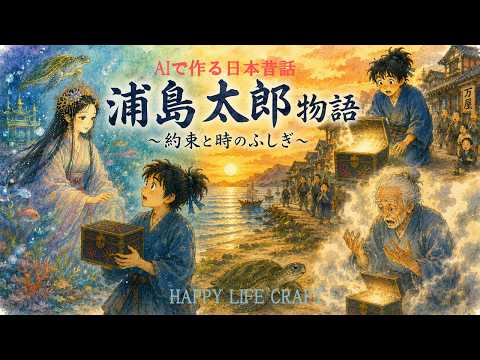 【AIファンタジー】日本昔話し・浦島太郎物語 🐢