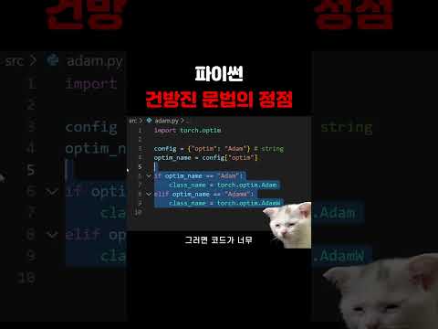 고수들 github에 나오는 건방진 문법 #python