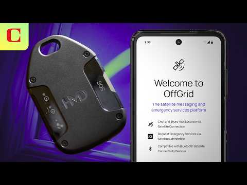 HMD OffGrid Device Gives Your Phone Access to Satellite Grids  (CES First Look)