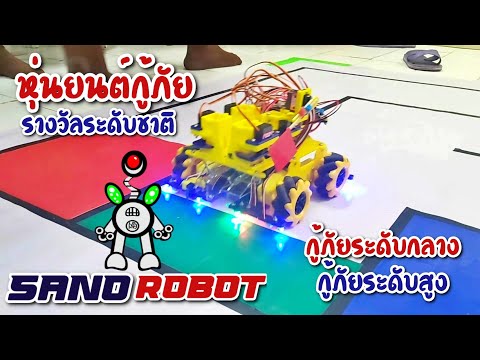 SANOROBOTหุ่นยนต์กู้ภัยระดั