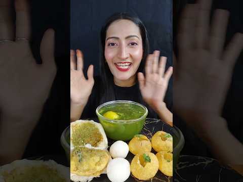 PANI PURI, VADA PAV, RASGULLA EATING CHALLENGE #youtubeshorts #ytshorts #viral #trending #shorts