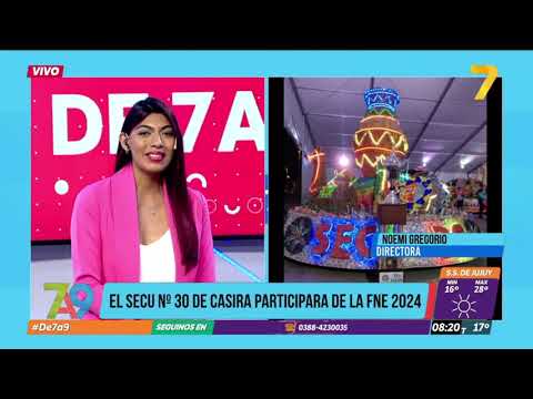 El Secundario N°30 de Casira participará de la FNE 2024 | Canal 7 Jujuy