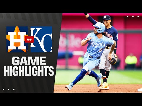 Astros vs. Royals Game Highlights (4/26/25) | MLB Highlights