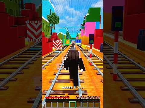 Minecraft Subway surfers (feat; maytree) #shorts #minecraft #subwaysurfers #viralshorts