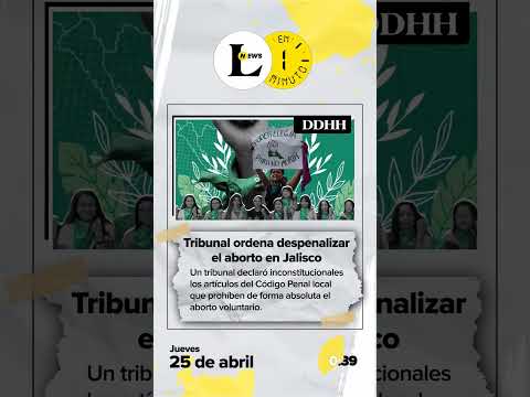 Absuelven a Rosario Robles. Resúmen de noticias 25 de abril de 2024 | #LaListaenunminuto