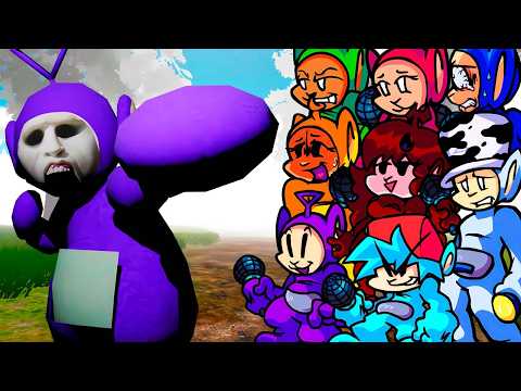 FNF Nocturnal Protocol But Tinky Winky and All the Teletubbies Sing It 🎶
