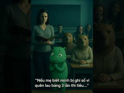 Kapy và Ngày Họp Phụ Huynh Định Mệnh 😱💚 | Capybara Family Series | Học sinh lớp 8 siêu hài hước