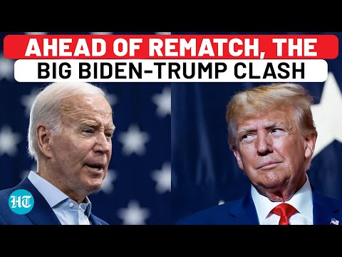 Age, Migration, Foreign Policy Set To Dominate As Biden & Trump Face Off In Presidential Debate
