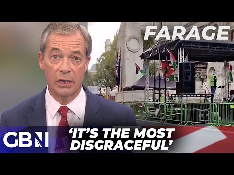 'It's the most disgraceful' | Nigel fumes over Ceontaph and statues defaced in Palestine protests