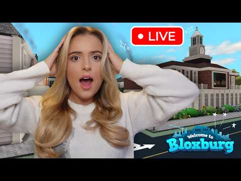 🔴BUILDING A HUGE TOWN FOR MY NEW ROLEPLAY SERIES!! *STREAMING MARATHON*