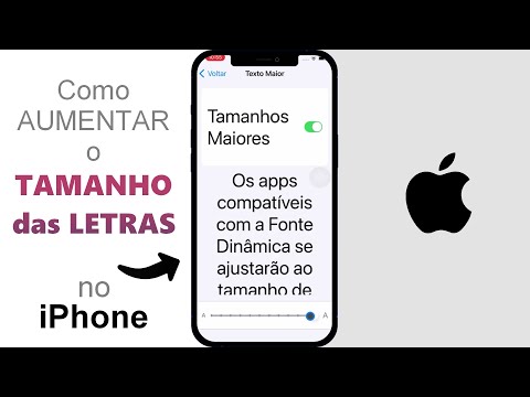 Como AUMENTAR o Tamanho das LETRAS no iPhone