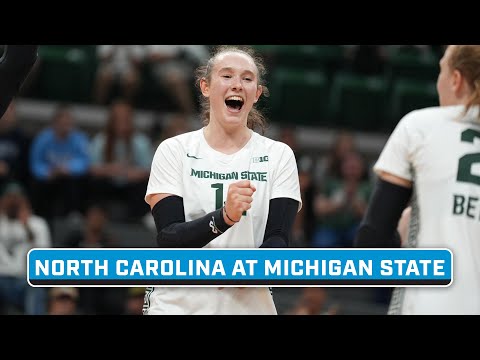 North Carolina at Michigan State | Big Ten Volleyball | Sept. 10, 2023 | B1G+ Encore