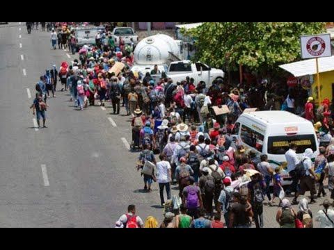 Migraciones en alerta naranja por caravana de migrantes