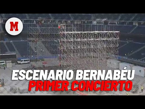 El Bernabéu se prepara para acoger su primer concierto tras la remodelación I MARCA