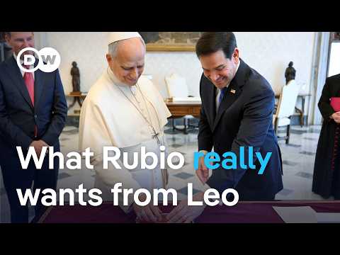 After tensions, Rubio meets the Pope | DW News