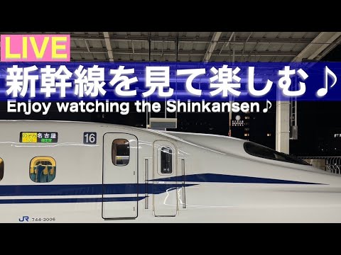 【LIVE】『平日夜の新幹線‼️』新大阪驛#shinkansen#新幹線#ライブ配信#鐵道#新大阪驛