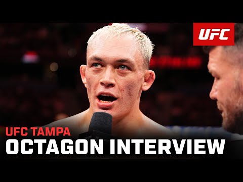 Navajo Stirling Octagon Interview | UFC Tampa