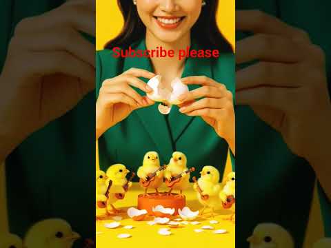 छोटे-छोटे चिड़िया के बच्चे बजा रहे हैं प्यारा सा गाना 🐥🎶 | Cute Bird Kids Singing Song | Cartoon Sho