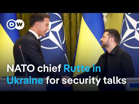 Ukraine: Rutte and Zelenskyy discuss security guarantees | DW News