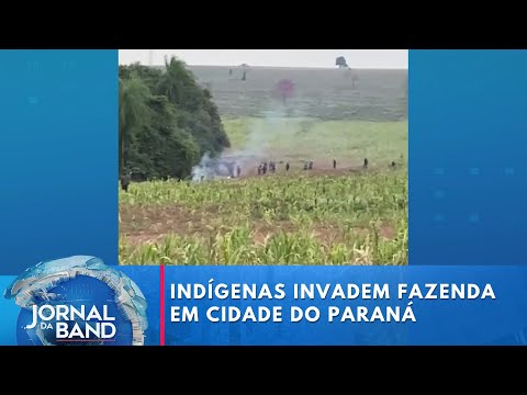 Indígenas invadem fazenda na cidade de Terra Roxa, no Paraná