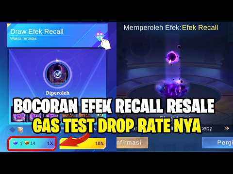 BOCORAN EFEK RECALL RESALE DIAMOND KUNING - GAS KITA TEST DROP RATE NYA! MOBILE LEGENDS