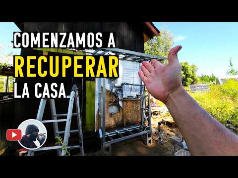 COMENZAMOS A RECUPERAR LA CASA! 🏡​ La nueva bodega y sistema de agua - Ep1