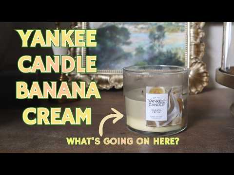 🍌 Yankee Candle Banana Cream 🍌 - Sadly another miss in terms of quality