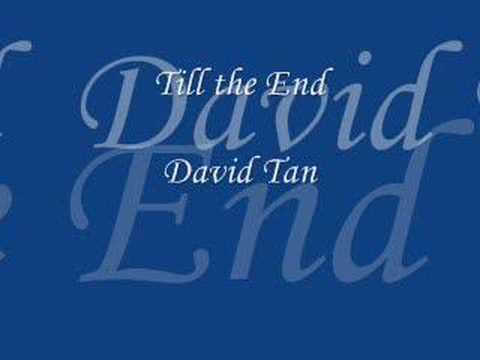 till the end- david tan