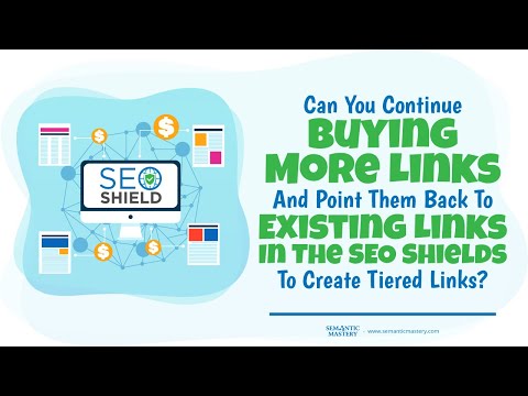 Can You Continue Buying More Links And Point Them Back To Existing Links In The SEO Shields To Creat