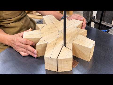 A Overly Reckless Idea With Band Saw - Woodworking Skill That Only Skilled Craftsmen Dare To Perform