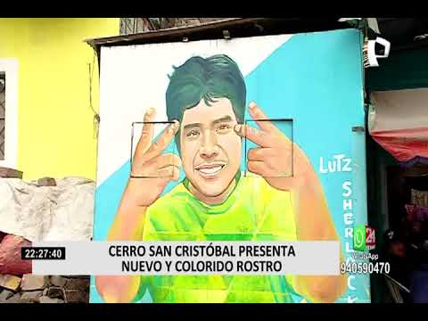 Proyecto Arcoíris viene dando un nuevo rostro y color al cerro San Cristóbal