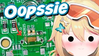 This Vtuber broke a PCB, now she's gonna fix it! [ NEW GEAR ]