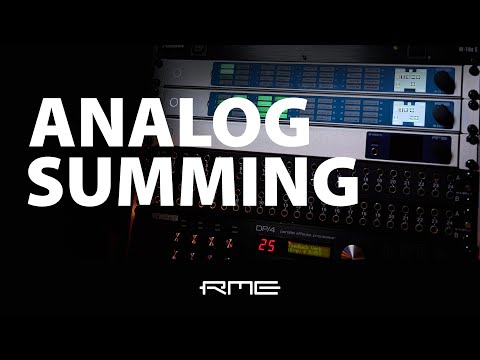 Analog Summing with the M-32 Pro