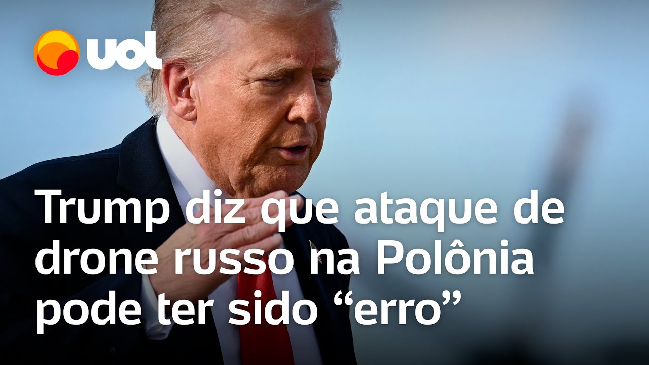 Trump apoia narrativa de Putin e sugere que ataque russo contra Polônia tenha sido um erro